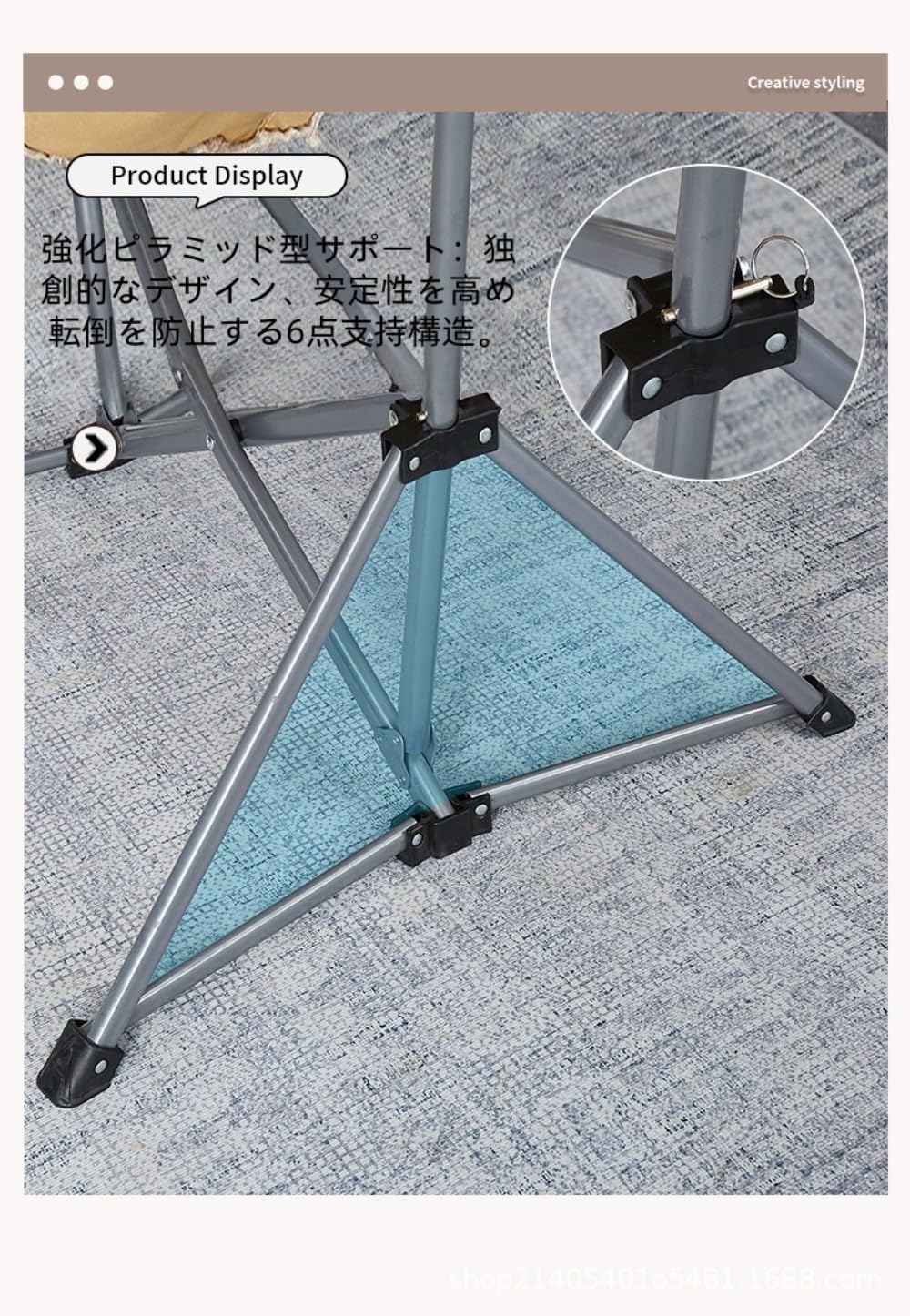 Amazon.co.jp: Damika ゆらゆらハンモックチェア アウトドア チェア